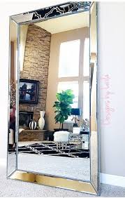 Designsbylaila Showcases Our Stunning Omni Leaner Mirror In Her Home We Love How It Expands Her Living Room Living Room Mirrors Home Decor Mirrors Home Decor