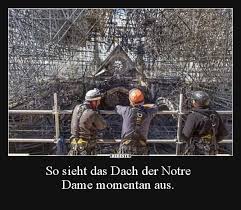 So Sieht Das Dach Der Notre Dame Momentan Aus Whatsapp Lustig Lustig Lustige Bilder