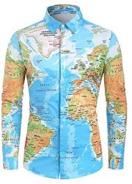 See our line of men's shirts, built for running, workouts and everyday use. Free Shipping Men S Long Sleeve Shirt Casual Yutu Men Casual World Map Print With Button Shirt Top Blouse T Shirts For Men With Pocket Large Size M 3xl M Blue Buy Online At Best Price In Uae