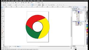 Cara membuat logo google chrome di coreldraw x7. Logo Google Chrome In Corel Draw By Frantisek Hajdekr