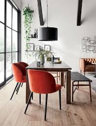 Camille Burnt Orange Velvet Dining Chair Reviews Crate And Barrel Dining Chairs Velvet Dining Chairs Furniture Dining Chairs