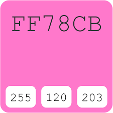 Just as pictured and gorgeous! Crayola Hot Pink Ff78cb Hex Farbcode Schemas Farben Farbpaletten Passende Lackfarben