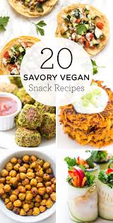 20 Savory Vegan Snack Recipes For The Office Or School Simply Quinoa Healthy Vegan Snacks Vegan Snack Recipes Healthy Snacks Recipes