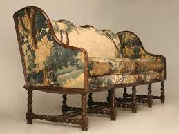 Antique French Sofa W Aubusson Upholstery French Sofa Antique French Antiques Antique Frames