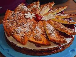 Spekulatius Kirsch Torte Von Knusperflocken Chefkoch Rezept Torten Spekulatius Susse Kuchen