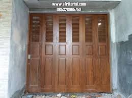 Tak hanya monoton serba kayu, dengan desain frame. Jual Pintu Garasi Murah Kayu Jati Permeter Cuma 1 5 Juta