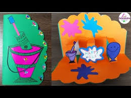 Holi craft ideas/holi card crafts/holi card/pichkari craft/diy projects/diy pichkari. Sk H Happy Holi Drawing Novocom Top