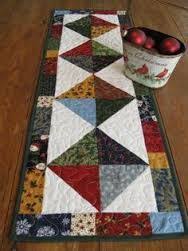 Image Result For Christmas Charm Square Table Runners Fun Table Runner Quilts Table Runner Pattern