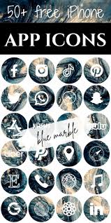 With aesthetic app, you can now customize your app icons with the colors, themes, styles created based on trend, aesthetic, and fantastic icon designs. 50 Free Aesthetic App Icons For Iphone Blue And Gold Marble Glory Of The Snow
