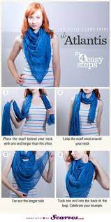 Vous pouvez l'utiliser comme un accessoire en vous en servant de foulard. 130 Scarf Knots Ideas Scarf Knots Scarf How To Wear Scarves