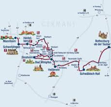 All areas map in sinsheim germany, location of shopping center, railway, hospital and more. Castle Road Burgenstrasse German Castles Touring Germany