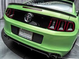 used 2013 ford mustang mustang boss 302 gotta have it green metallic tri coat rare example for sale special pricing chicago motor cars stock 16013 used 2013 ford mustang mustang boss 302