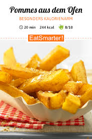 Pommes Aus Dem Ofen Rezept Rezepte Ofengerichte Lebensmittel Essen