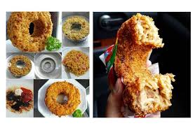 Pertama kali cicip mie dan tempe goreng, bocah korea ini sampai nambah! Resep Donat Mi Goreng Yang Lagi Viral Mau Coba
