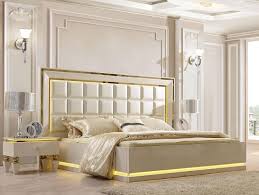 Maybe you would like to learn more about one of these? Buy Homey Design Hd 9935 King Platform Bedroom Set 3 Pcs In Ivory White Faux Leather Online