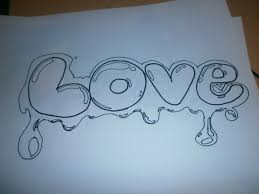 Bubble letters are also quite popular in graffiti, but in this tutorial, we are going to focus only on how to create bubble letters on paper. Love Love Graffiti Letters