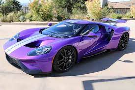 Graham Rahal S Ford Gt Is The Most Vibrant Yet Ford Gt Ford Classic Cars Sports Cars