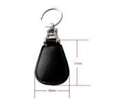 Custom Logo RFID PU 1K Leather Key Fob - RFID Tag, RFID ...