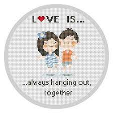 Free wolf cross stitch pattern. Love Is Cross Stitch Pattern Pdf Counted Cross Stitch Etsy Wedding Cross Stitch Patterns Cross Stitch Funny Cross Stitch Family
