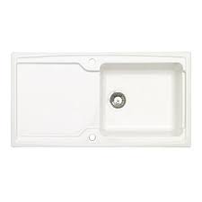 Ceramic kitchen sinks are a popular addition to your country home. Wickes Contemporary 1 Bowl Ceramic Kitchen Sink White Wickes Co Uk
