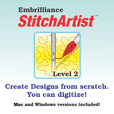 Set the dimensions of an embroidery design step 3: Stitchartist Level 2