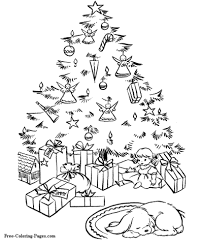 Santa bringing gifts by car. Christmas Coloring Pages