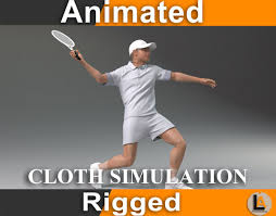 Tennis Player 3d Model Tennis Players Players Tennis