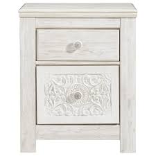 2 drawer nightstand from signature design by ashley is a part of culverbach collection. Ashley Signature Design Paxberry B181 92 2 Drawer Nightstand With Usb Port Dunk Bright Furniture Nightstands