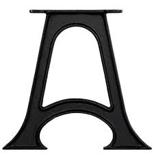 Coffee Table Legs 2 Pcs With Arched Base A Frame Cast Iron