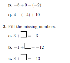Adding And Subtracting Positive And Negative Numbers Worksheet No 3 With Solutions Negative Numbers Negative Numbers Worksheet Negative Integers