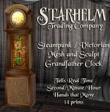 Remove the weights from the clock. Second Life Marketplace Victorian Steampunk Grandfather Clock 3