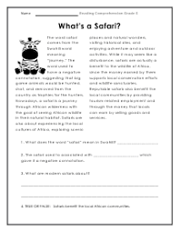 Grade 5 Reading Comprehension Worksheets Reading Comprehension Worksheets Math Practice Worksheets Comprehension Worksheets