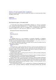 129 din 15 iunie 2018, publicată în monitorul oficial nr. Pnf Bacau Gdpr