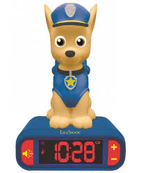 Paw Patrol Chase Night Light Alarm Clock