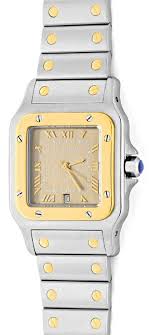 Cartier santos 100 xl fullset uhr edeluhren schmuck. Cartier Santos Galbee Uhr Herren Armband Uhr Stahl Gold U1384 Cartier Santos Herren Armband Uhren Herren