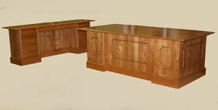 Zurifurniture.com has been visited by 10k+ users in the past month Cherry Executive Desk And Credenza Solid Wood Tables