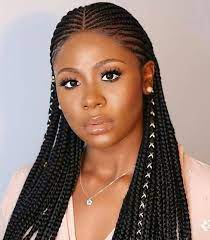 Pin By Bananga On Just Hair Cornrow Hairstyles African Braids Hairstyles Braided Hairstyles
