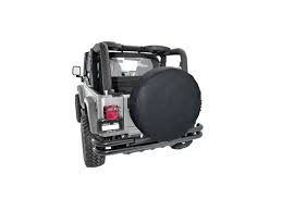Why buy spare tire covers? Rugged Ridge Jeep Wrangler Spare Tire Cover Black 30 To 32 Inch Tire Cover 12802 01 66 21 Jeep Cj5 Cj7 Wrangler Tj Tj Jk Jl