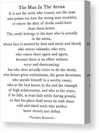 Maybe you would like to learn more about one of these? It Is Not The Critic Who Counts The Man In The Arena Roosevelt Speech Quote Theodore Roosevelt Quote Pint Daring Greatly Print Art Collectibles Prints Sirba Communication Com