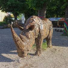 Munich Germany Munchen Deutschland Giesing Nashorn Im Giesinger Grunspitz Munchen Deutschland Munchen Nashorn