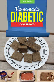 Don't forget to consult your vet. Video Homemade Diabetic Dog Treat Recipe And Instructions