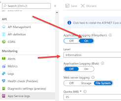 You can bring your own certificate, buy an app service certificate and now you can use a free app service managed certificate. How Can I Add Tracing Logging Messages For A Blazor Server Side App On Azure Preferred With App Service Logs Stack Overflow