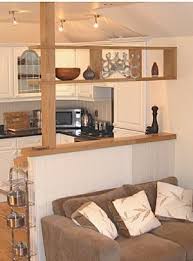 Open concept kitchens have their own pros and cons. I Like This Little Set Up Open Plan Kitchen Living Room Small Open Plan Kitchens Half Walls