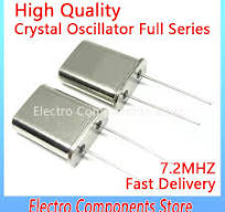 HC-49U 7.2MHz Quartz Crystal Resonators 10 Pieces 10PCS HC-49U Crystal  Quartz Resonators - 7.2MHz Frequency Electronic Components Frequency  Resonator