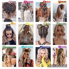 Signs As Hairstyles Hairstyles Zodiac Signs Zodiac Signs Aquarius Hairstyle Zodiac