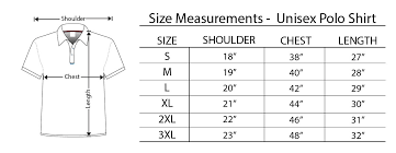 mens us polo shirt size chart best picture of chart