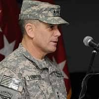U.S. Army Maj. Gen. Stephen Hogan, Kentucky's adjutant
