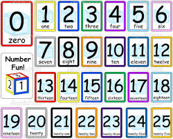 Printable Number Flash Cards 0 100 Number Flashcards