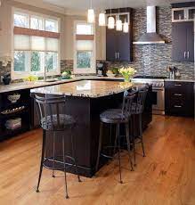 2 large drawers for storage solid mango wood exterior contemporary modern style. Incorporating Seating Into A Kitchen Island Normandy Remodeling