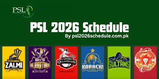 PSL Schedule 2026: Match Fixtures, Time ...